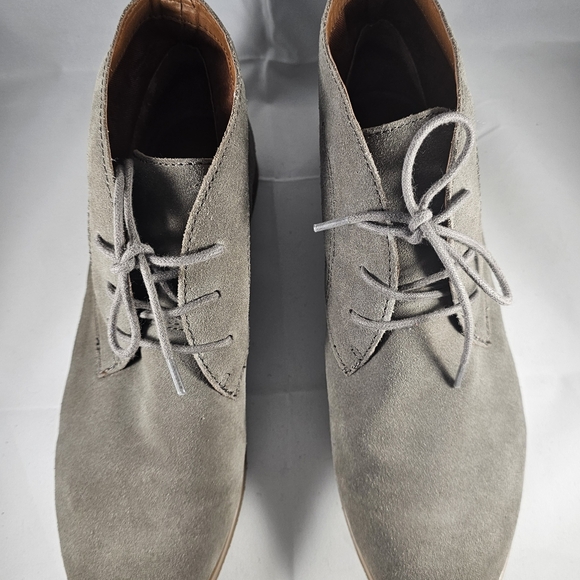 Franco Sarto Womens Taupe Suede Ankle Boots Size 10 M - Picture 13 of 14